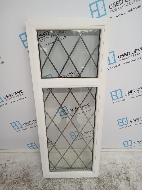 Used White Upvc Window 525mm x 1320mm W0135
