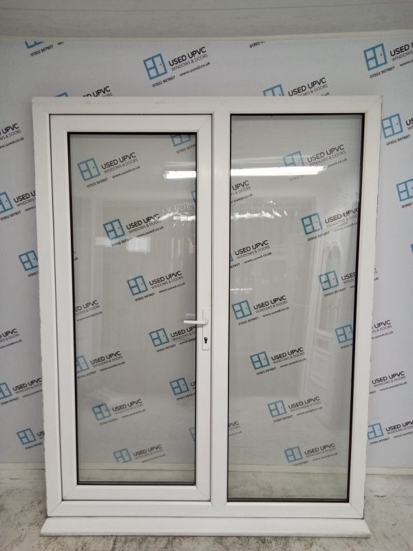 Used White Upvc Full Glass Back Door And Side 1655mm x 2155mm DS0053