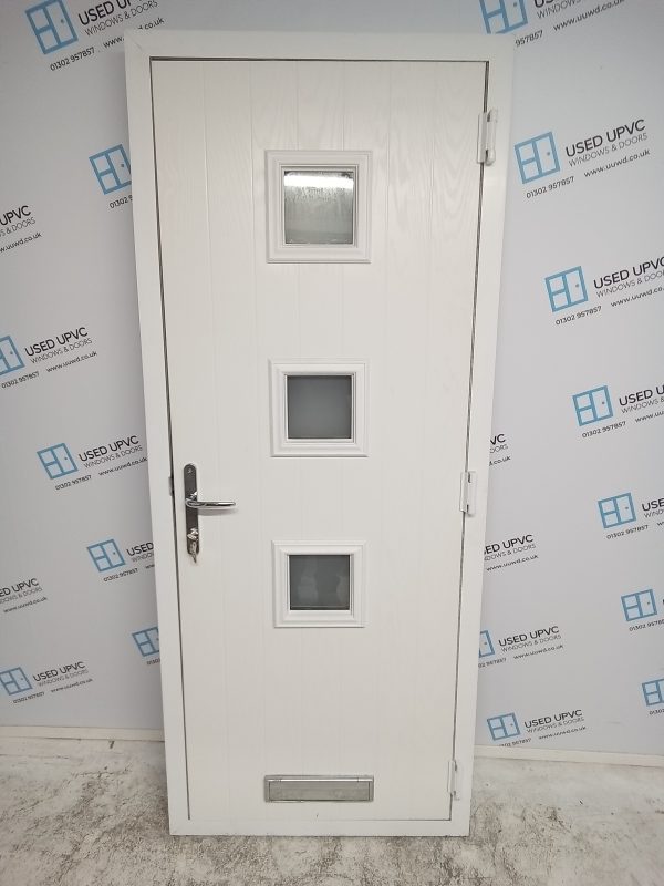 Brand New Slate Grey Composite Front Door 865mm x 2090mm C206 - Image 2