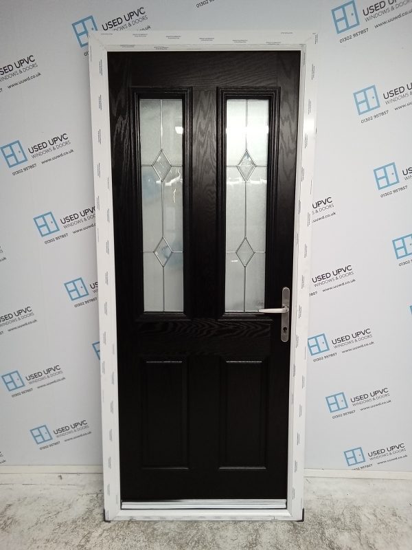 Brand New Black Composite Back Door 905mm x 2090mm C212