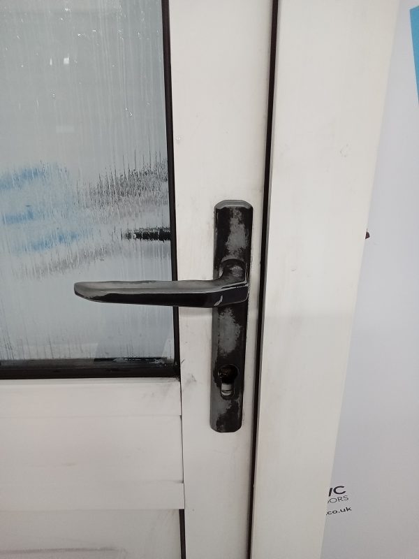 Used White Upvc Back Door 920mm x 2025mm 0571 - Image 4