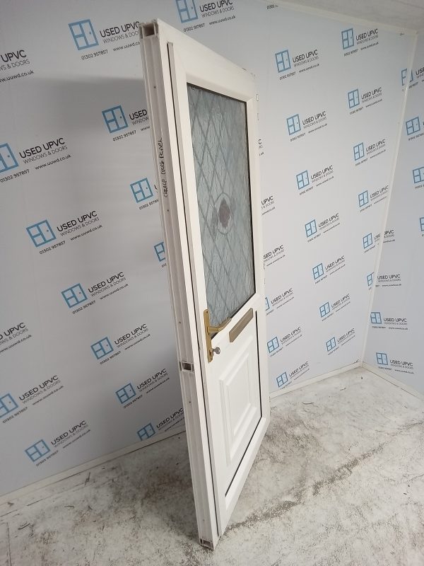 Used White Upvc Front Door 935mm x 2055mm C11D62 - Image 4