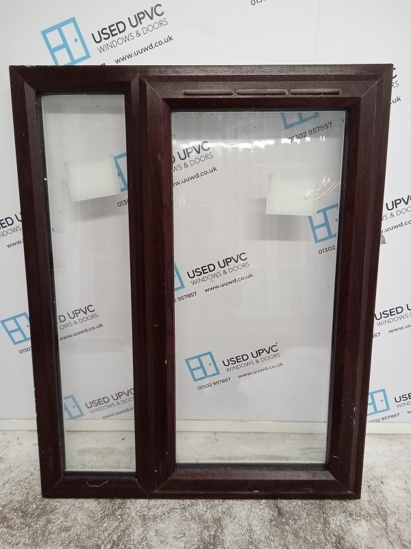 Brand New Rosewood Upvc Window 900mm x 1140mm C7016
