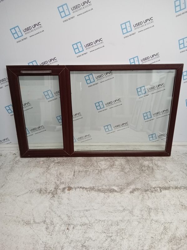 Used Woodgrain on White Upvc Window 1795mm x 1050mm LW0136