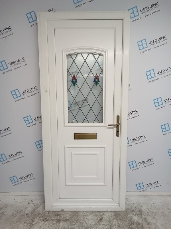 Used White White Front Door 920mm x 2140mm 0797