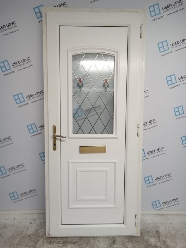 Used White White Front Door 920mm x 2140mm 0797 - Image 2