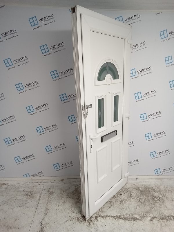 Used White Upvc Front Door 920mm x 2225mm 0775 - Image 4
