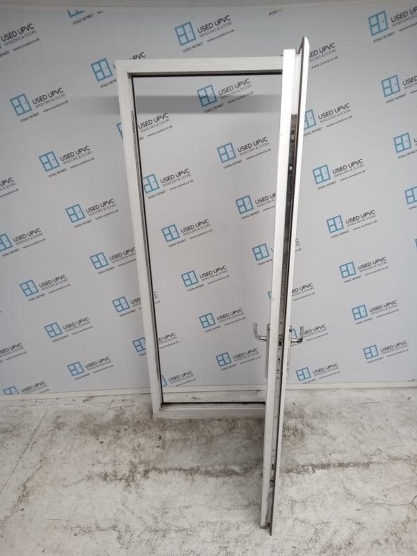 Used White Upvc Front Door 825mm x 2080mm 0091 - Image 3