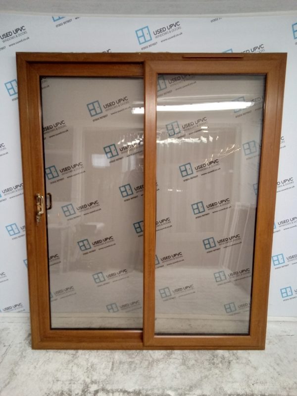 Used Oak Upvc Sliding Patio Doors 1815mm x 2170mm EA1A