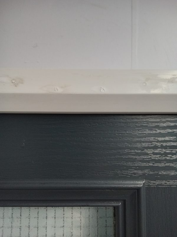 Used Upvc Anthracite Grey Composite Front Fire Door 860mm x 1950mm 0294 - Image 4