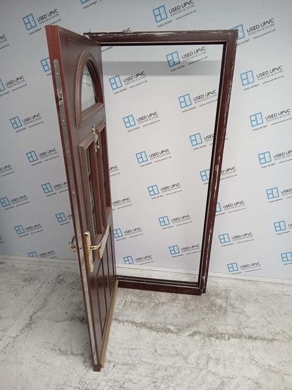 Used Rosewood Composite Front Door 920mm x 2070mm 0352 - Image 3