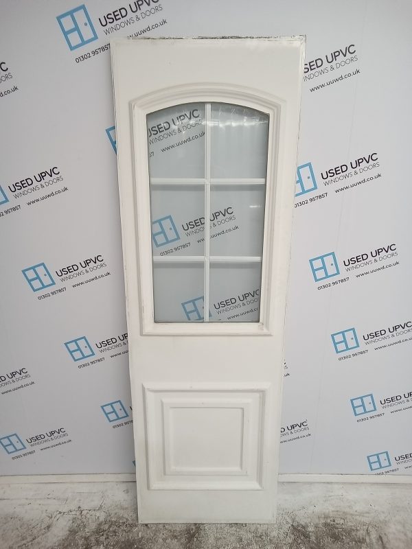 Used White Upvc Back Door Panel 570mm x 1780mm x 28mm USP017
