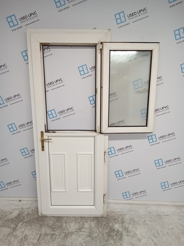 Used White Upvc Stable Back Door 800mm x 2040mm 0421 - Image 6