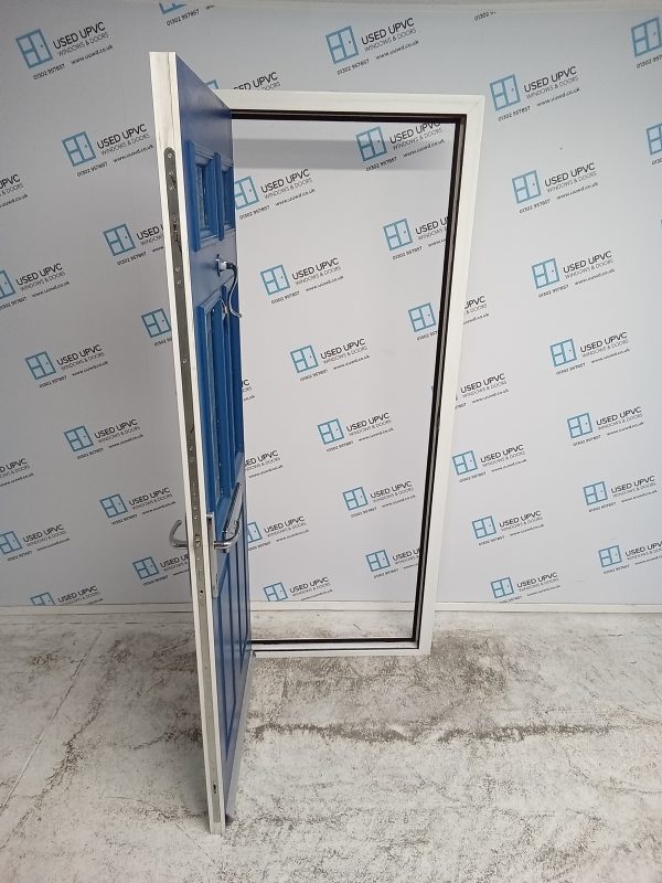 Used Blue Composite Front Door 840mm x 2060mm 0432 - Image 3