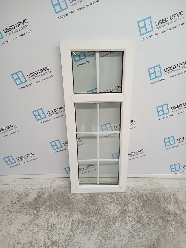 Used White Upvc Window 510mm x 1285mm W0091