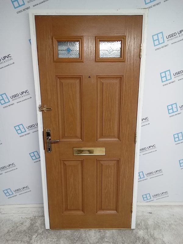 Used Rosewood Composite Front Door 930mm x 2050mm 0195 - Image 2