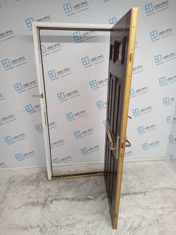Used Rosewood Composite Front Door 930mm x 2050mm 0195 - Image 3