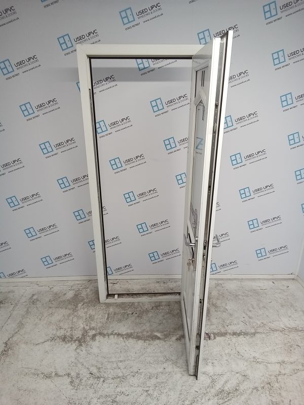 Used White Upvc Front Door 810mm x 2030mm 0079 - Image 3