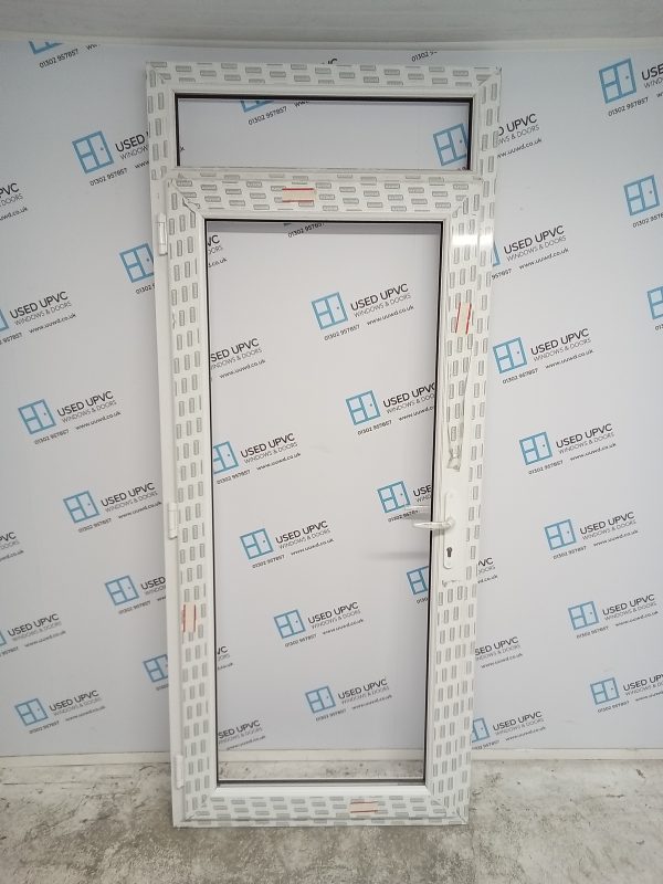 Brand New White Upvc unglazed Door frame With Toplight 980mm x 2340mm C2020 - Image 2