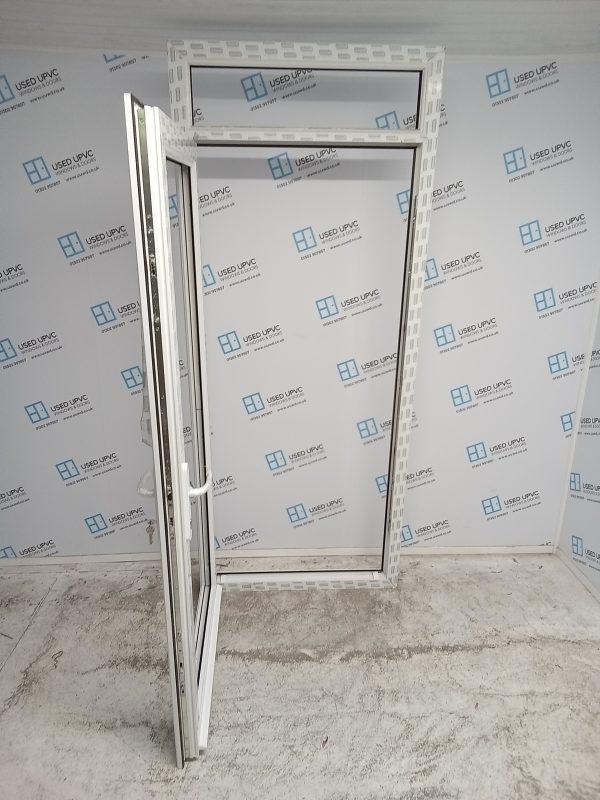 Brand New White Upvc unglazed Door frame With Toplight 980mm x 2340mm C2020 - Image 3