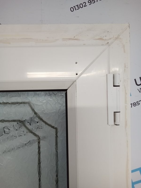 Used White Upvc Back Door 855mm x 2000mm 0129 - Image 5