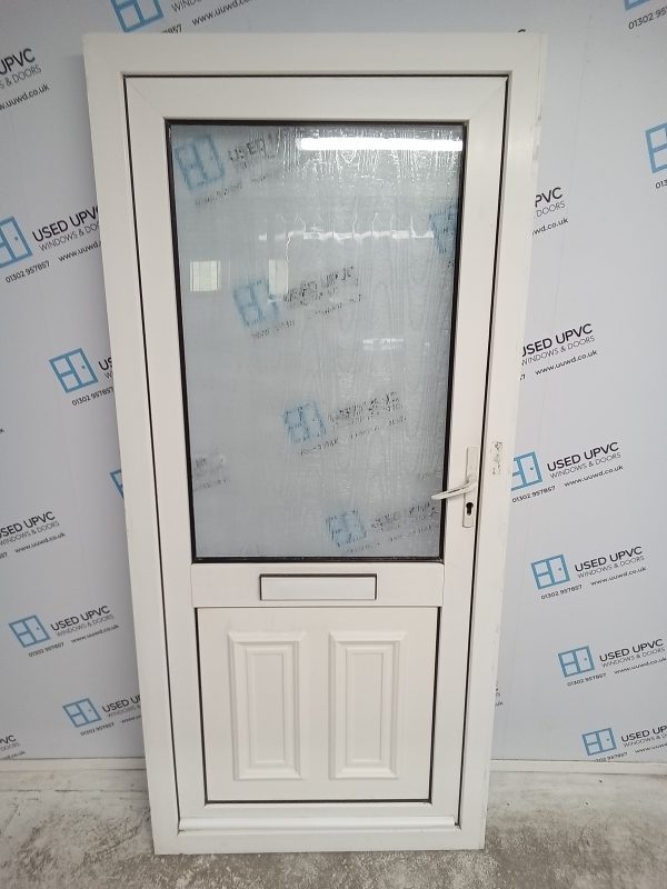 Used White Upvc Front Door 930mm x 2040mm 0058