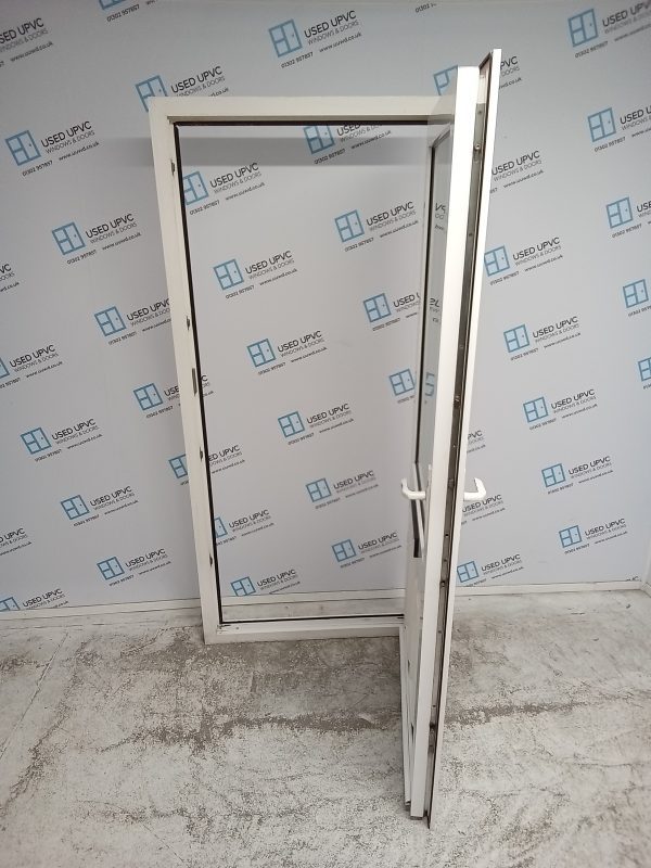 Used White Upvc Front Door 930mm x 2040mm 0058 - Image 3