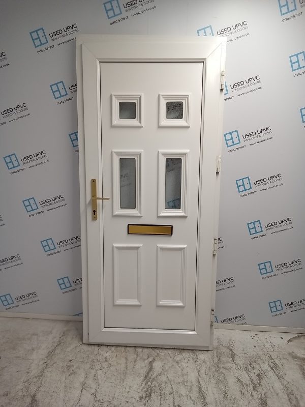 Used White Upvc Front Door 920mm x 2055mm 0277 - Image 2