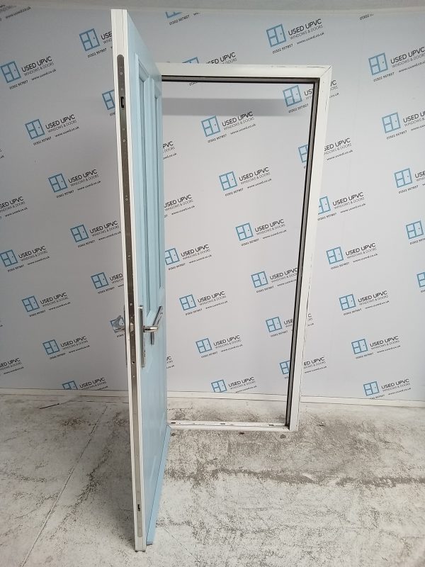 Used Blue Composite Front Door 920mm x 2040mm 0322 | Used UPVC Windows ...