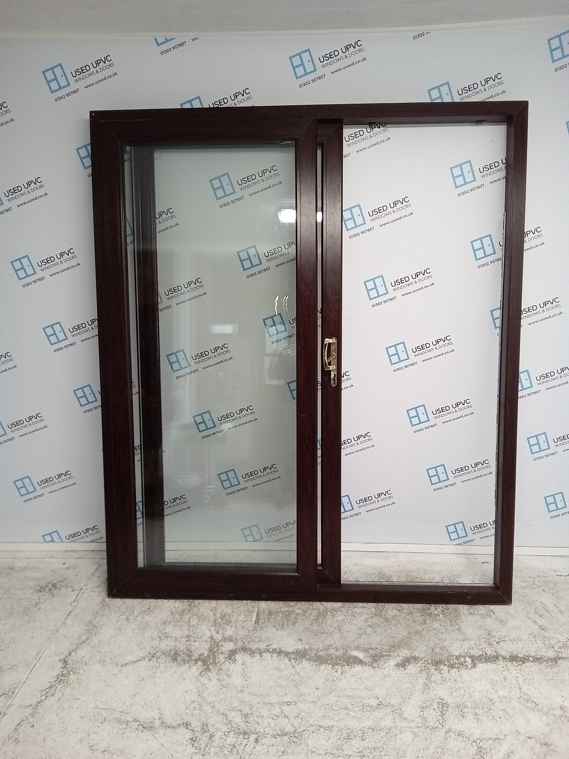 Used Rosewood Upvc Sliding Patio Doors Mm X Mm Ea Used Upvc