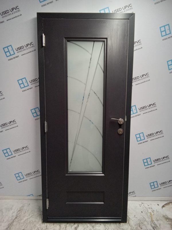 Brand New Outward Opening Anthracite Grey Composite Door 890mm x 2070mm ND01