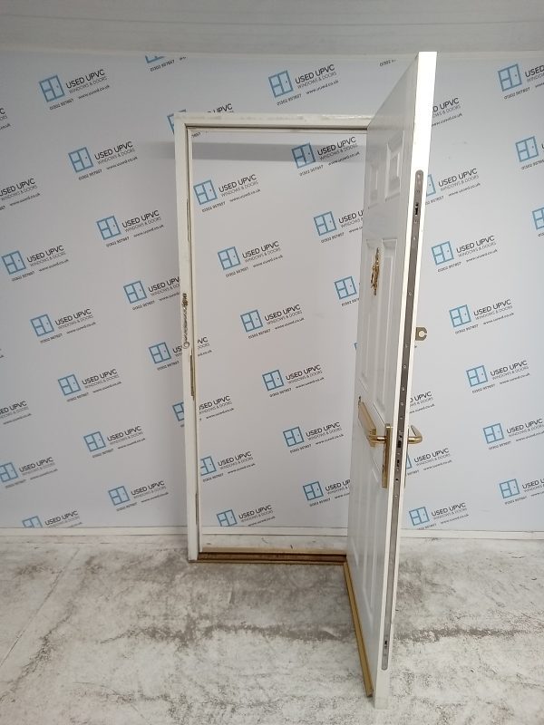 Used White Composite Front Door 880mm x 2065mm 0429 - Image 3