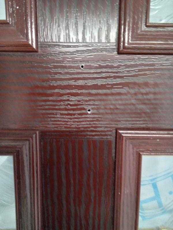 Used Rosewood Composite Front Door 910mm x 2030mm 0232 - Image 5