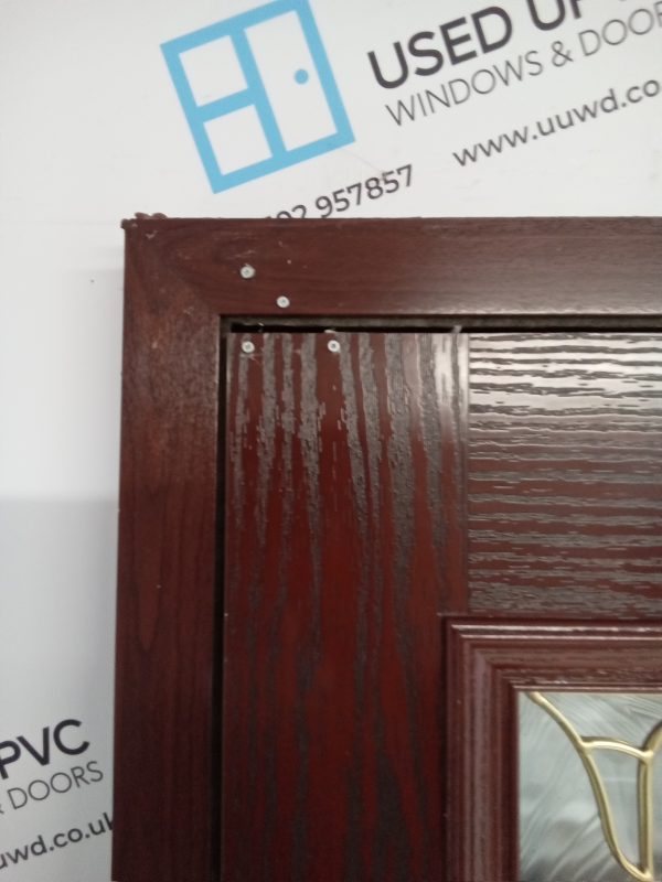 Used Rosewood Composite Front Door 910mm x 2030mm 0232 - Image 6