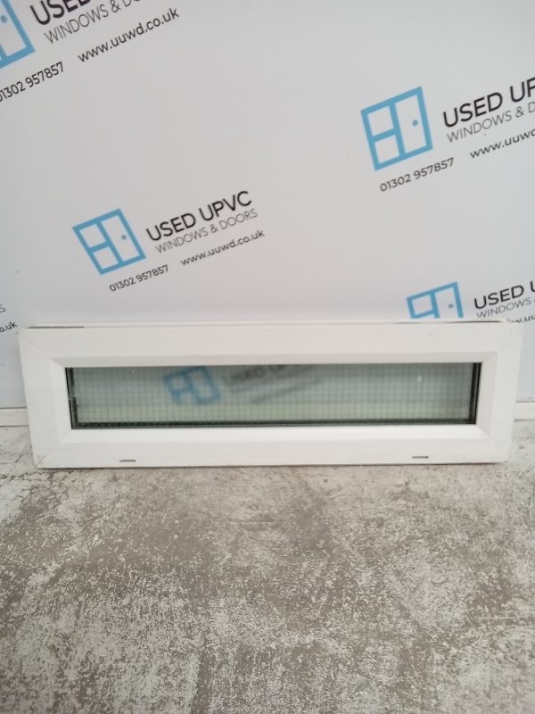 Used White Upvc Window (Toplight) 885mm x 260mm W0140