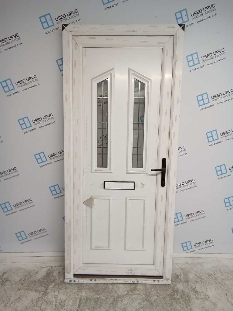 Brand New White Upvc Front Door 915mm x 2080mm ND08 | Used UPVC Windows ...