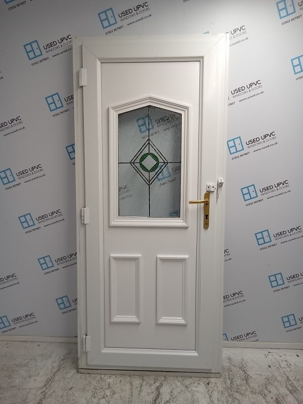 Used White Upvc Back Door 920mm x 2100mm 0274 - Image 2