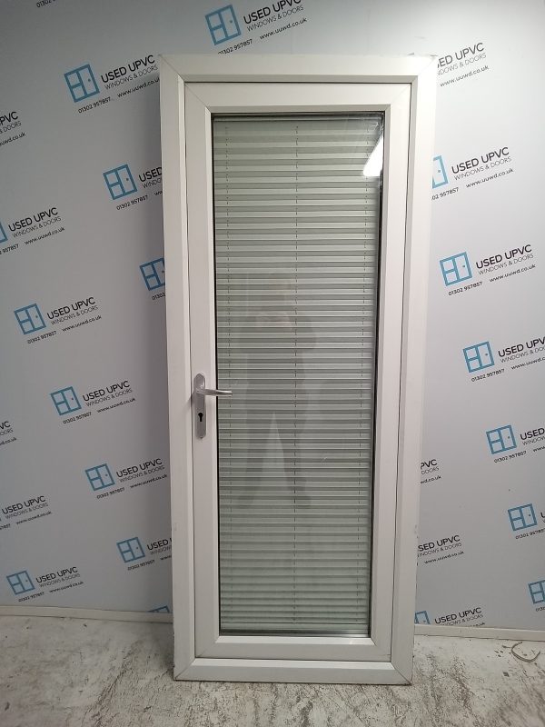 Used White Upvc Back Door 850mm x 2100mm 0364