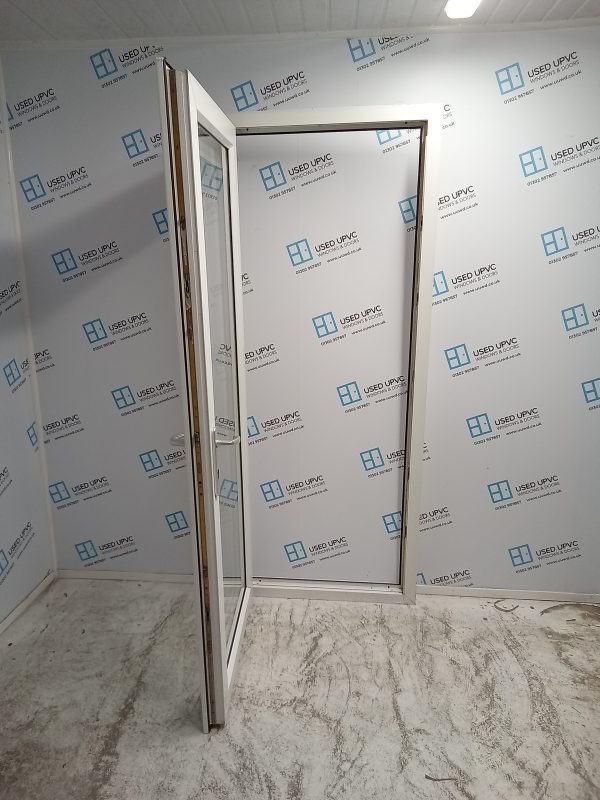 Used White Upvc Back Door 850mm x 2100mm 0364 - Image 3
