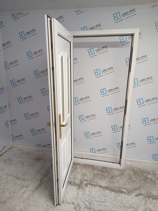 Used White Upvc Back Door 915mm x 2020mm 0473 - Image 3