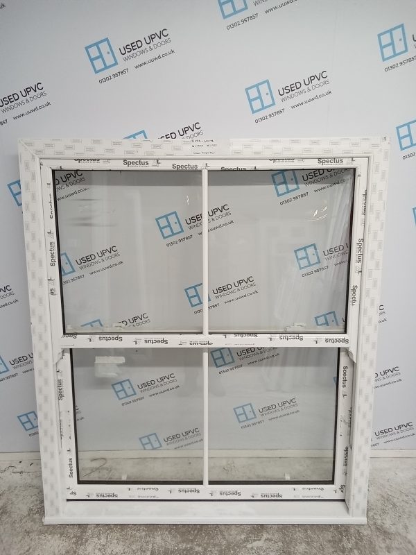 Brand New White Upvc Sliding Sash Window 1320mm x 1525mm SS09