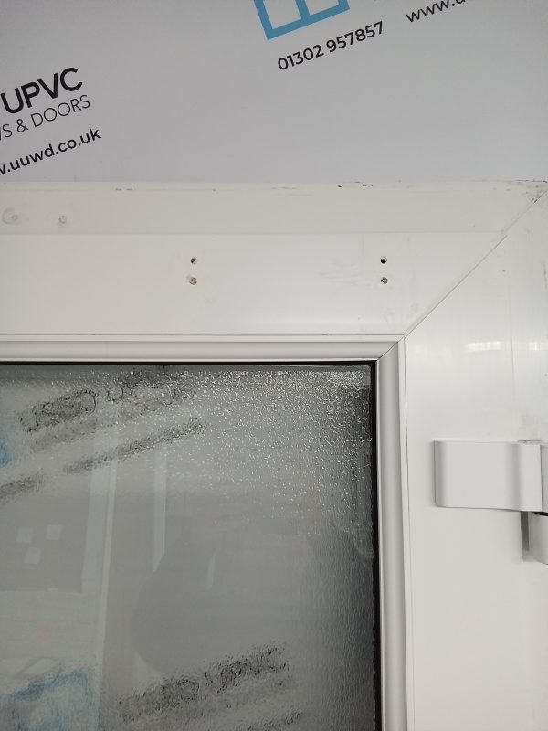 Used Rosewood Upvc Back Door 900mm x 2055mm 0688 - Image 4