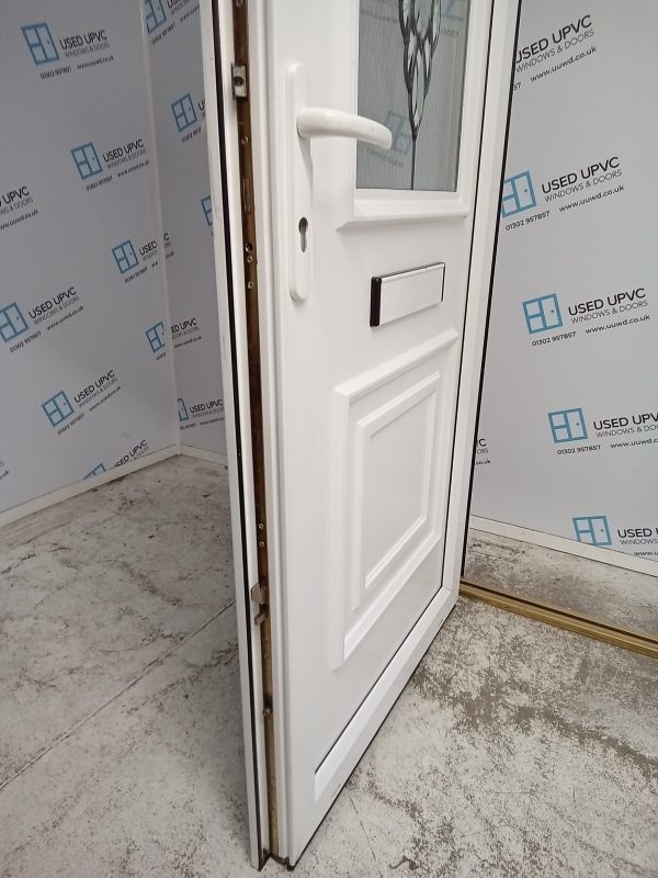 Used White Upvc Front Door 930mm x 2020mm 0742 - Image 5