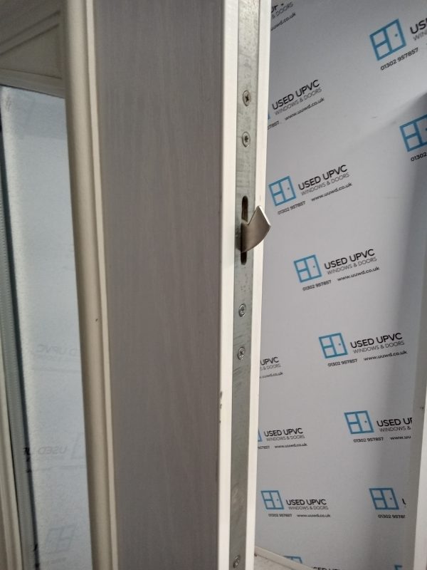 Used White Composite Back Door 920mm x 2035mm 0784 - Image 4