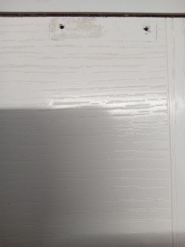 Used White Composite Back Door 920mm x 2035mm 0784 - Image 8