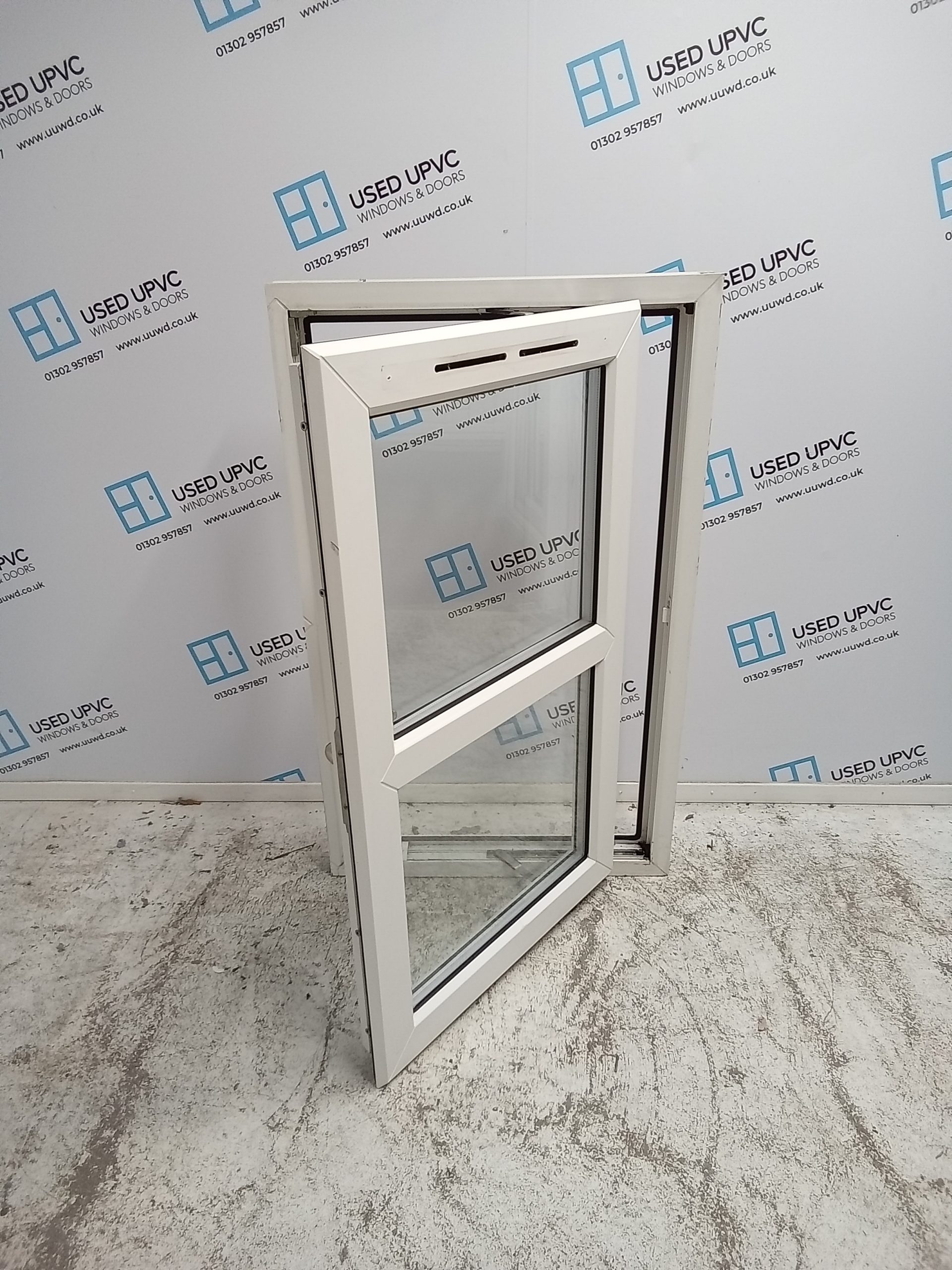 Used White Upvc Window 620mm x 1020mm W0051 | Used UPVC Windows & Doors