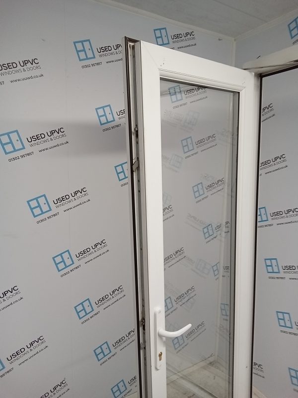 Used White Upvc French Doors 1500mm x 2070mm EA4 - Image 4