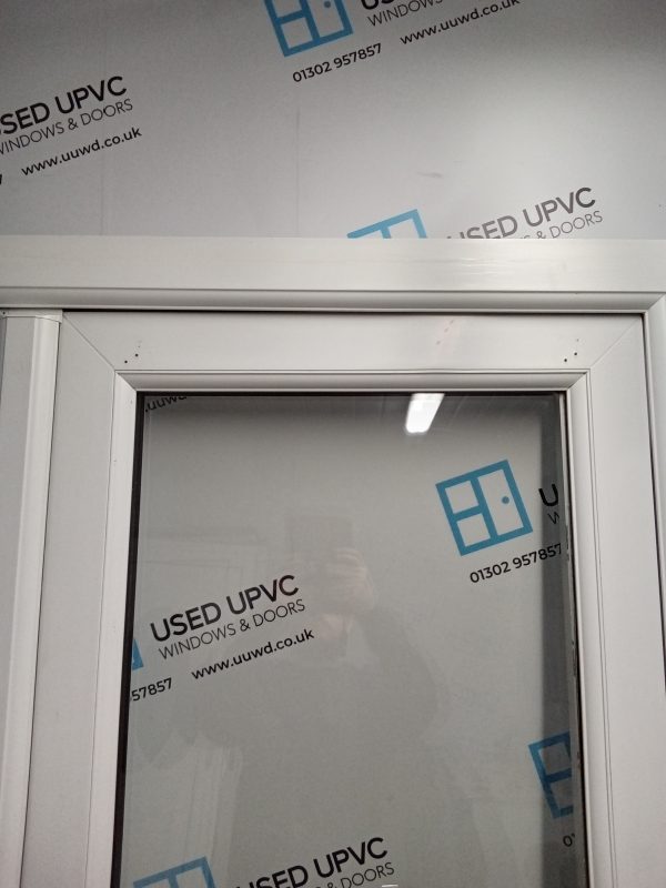 Used White Upvc French Doors 1500mm x 2070mm EA4 - Image 6