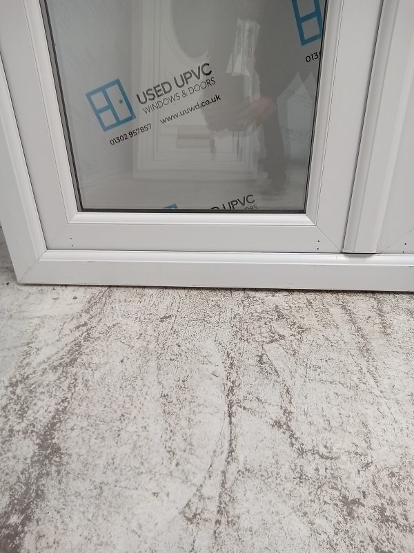 Used White Upvc French Doors 1500mm x 2070mm EA4 - Image 9
