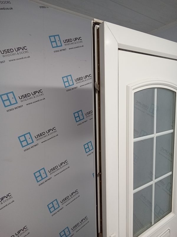 Used White Upvc Front Door 890mm x 2080mm 0206 - Image 4